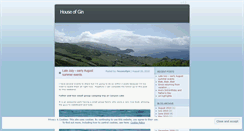 Desktop Screenshot of houseofgin.wordpress.com