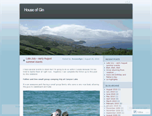 Tablet Screenshot of houseofgin.wordpress.com
