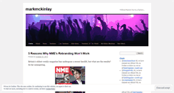 Desktop Screenshot of markmckinlay.wordpress.com