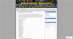 Desktop Screenshot of chargersports.wordpress.com