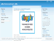 Tablet Screenshot of homocyborg.wordpress.com
