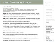 Tablet Screenshot of chinklefirmfoundations.wordpress.com