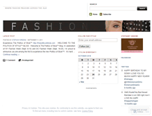 Tablet Screenshot of politicsofstyle.wordpress.com