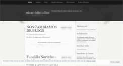 Desktop Screenshot of nizacoldistudios.wordpress.com