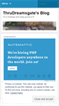 Mobile Screenshot of dreamsgate.wordpress.com
