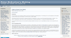 Desktop Screenshot of petermcg.wordpress.com