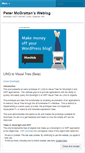 Mobile Screenshot of petermcg.wordpress.com