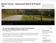 Tablet Screenshot of beavercountyassessment.wordpress.com