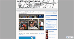 Desktop Screenshot of craytoncomicblog.wordpress.com