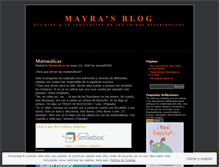 Tablet Screenshot of mayraf2000.wordpress.com