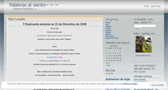 Desktop Screenshot of losentimosesenombreyaexiste.wordpress.com