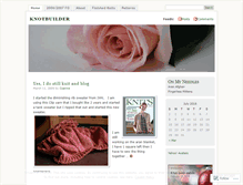 Tablet Screenshot of knotbuilder.wordpress.com