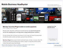 Tablet Screenshot of mobileheadhunter.wordpress.com