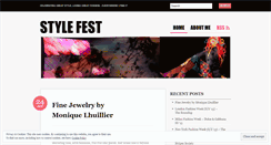 Desktop Screenshot of mystylefest.wordpress.com