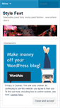 Mobile Screenshot of mystylefest.wordpress.com