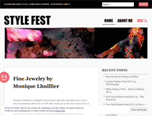 Tablet Screenshot of mystylefest.wordpress.com