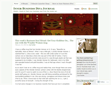 Tablet Screenshot of innerbusinessdivajournal.wordpress.com
