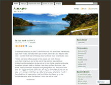 Tablet Screenshot of alien360.wordpress.com