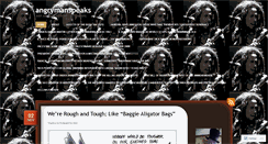 Desktop Screenshot of angrymanspeaks.wordpress.com