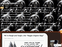 Tablet Screenshot of angrymanspeaks.wordpress.com
