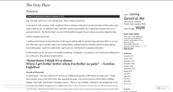 Desktop Screenshot of grayplace.wordpress.com