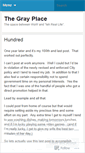 Mobile Screenshot of grayplace.wordpress.com