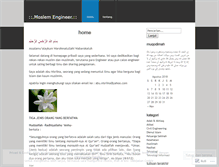 Tablet Screenshot of moslemengineer.wordpress.com