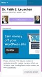 Mobile Screenshot of drfaithleuschen.wordpress.com