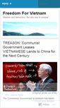 Mobile Screenshot of freedomforvietnam.wordpress.com