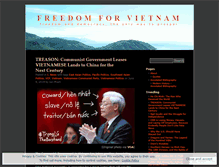 Tablet Screenshot of freedomforvietnam.wordpress.com