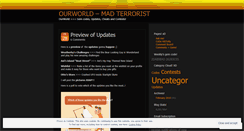 Desktop Screenshot of madterrorist.wordpress.com