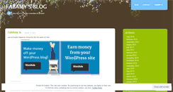 Desktop Screenshot of fabamy.wordpress.com