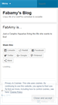 Mobile Screenshot of fabamy.wordpress.com
