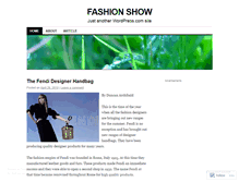 Tablet Screenshot of fashionshow007.wordpress.com