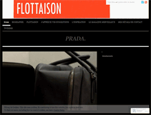 Tablet Screenshot of flottaison.wordpress.com