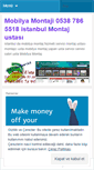 Mobile Screenshot of mobilyamontaji.wordpress.com