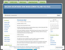 Tablet Screenshot of kiamifsifeui.wordpress.com