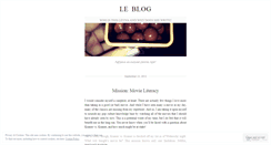 Desktop Screenshot of leblogdeleyna.wordpress.com