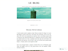 Tablet Screenshot of leblogdeleyna.wordpress.com
