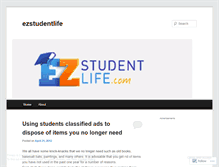 Tablet Screenshot of ezstudentlife.wordpress.com