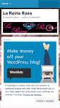 Mobile Screenshot of lareinarosa.wordpress.com