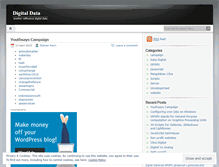 Tablet Screenshot of digitdata.wordpress.com