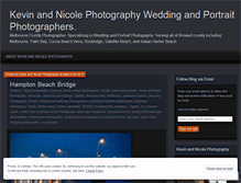Tablet Screenshot of kevinnicolephoto.wordpress.com