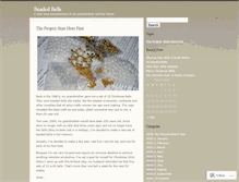 Tablet Screenshot of beadedbells.wordpress.com