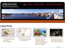 Tablet Screenshot of phillylovesfun.wordpress.com