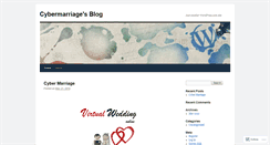Desktop Screenshot of cybermarriage.wordpress.com