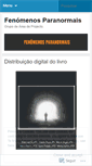 Mobile Screenshot of fenomenosparanormais.wordpress.com