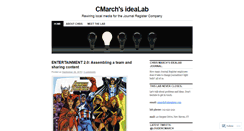 Desktop Screenshot of cmarchlab.wordpress.com