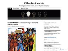 Tablet Screenshot of cmarchlab.wordpress.com