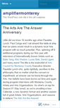 Mobile Screenshot of amplifiermonterey.wordpress.com